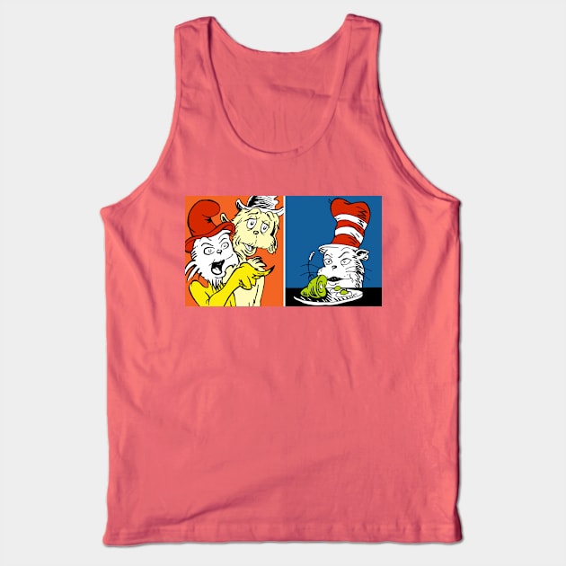 The Cat in the Meme Tank Top by brodiehbrockie